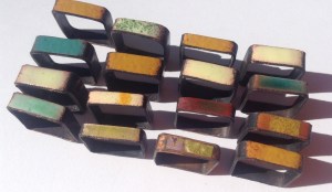 square enamel resin